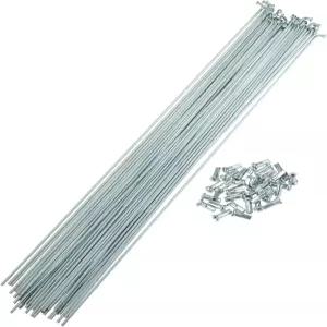 리파이록 36개 14G J 벤드 294mm x 2mm 자전거 스포크 니플 스틸 실버 톤 자동차 교체 부품 포함