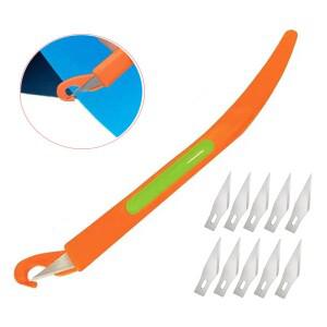 TOFAR 안전 공예 가드 커터 나이프, 비닐 자동차 랩, 탄소 필름 패키지, 벽지 열기 도구, 창 색조 스티커,