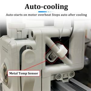 밤부랩 A1/A1 미니용 냉각 팬 압출 키트 업그레이드 자동 스탑앤고 이중 볼 베어링 저소음 3D 프린터 부품