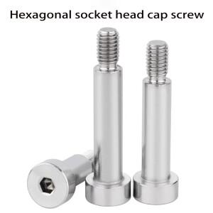 M2.5 M3 M10 블랙 304 스테인리스 스틸 육각 소켓 캡 헤드 롤러 베어링 숄더 스크류 앨런 볼트