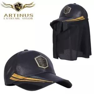 아티누스 2025년 AC-392 낚시모자 블랙 (모자+선가드)