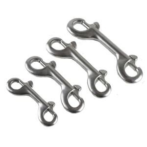 더블 엔드 스쿠버 다이빙 후크 304316 스테인레스 스틸 아이 볼트 스냅 퀵 드로우 링크 카라비너 76-115m