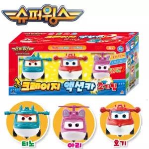 슈퍼윙스8 호기팀 티노 아리 미니 3종 액션카 추천