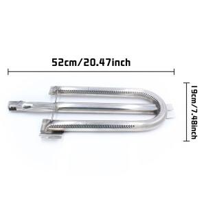 304 스테인레스 BBQ 그릴 파이프 버너 BTU 40000 쿡탑 스토브 헤드 오븐 프라이어용 용 U자형 가스 관형