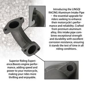 [호환제품] 오토바이 부품 알루미늄 22mm 엔진 흡기 파이프 WR562 Pit Dirt Bike ATV 쿼드 조인트 매니 폴