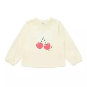 래핑차일드 (YE) 체리리본 그래픽 티셔츠 (86129331720)