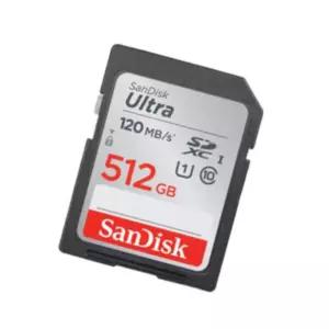 샌디스크 울트라 SD카드 SDXC 512GB 휴대용저장장치 외장메모리 음악저장