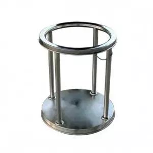 스텐 쓰레기통 공항 관공서 휴지통 오픈 테러방지용 WFLX717