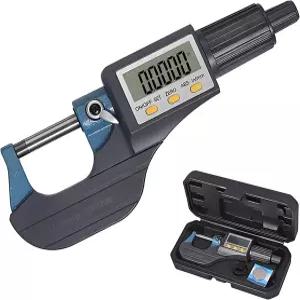 디지털 전자 외부 마이크로미터 0-1 /25MM 측정 범위 전문가용 인치/미터 도구(S)