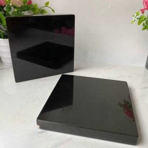 우퍼 오석 받침대 선반 서라운드 블랙 우드 흡읍 8x5cm 트레이 서브우퍼