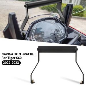스마트 폰 네비게이션 마운트 장착 브래킷 어댑터 홀더 Tiger 660 2022-2023 GPS 플레이트