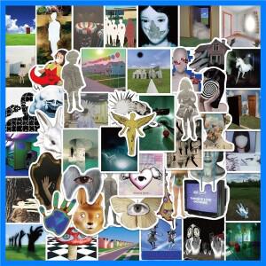 50Pcs 이상한 코어 스티커 Weirdcore 미적 데칼 스케이트 보드 노트북 수하물 전화 오토바이 방수 스티커