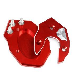 킥스탠드 풋 사이드 확장 패드 지지판 가와사키 ZX6R ZX10R Z1000/SX Z800 Z650 NINJA1000