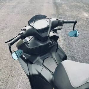 QJMOTOR ATR 250 핸들바 백미러 튜닝 125 반사경 바이크 오토바이 악세사리