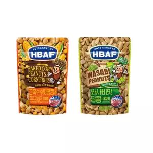바프120g 군옥수수맛땅콩1개+와사비맛땅콩1개/견과류믹스/간식 무료배송