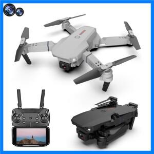 RC 접이식 쿼드 콥터 드론 E88 프로 와이파이 FPV 와이드 앵글 HD 4K 1080P 카메라 높이 유지 선물용