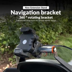 VOGE DS900X DSX 900 DS625X 2024 바이크 오토바이 회전식 핸드폰 홀더 충격 흡수 GPS 네비게이션 브래킷