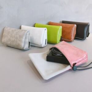 PU 카메라 가방 방수 충격 방지 디지털 케이스 Canon G7x Three 호환  편리한 다기능