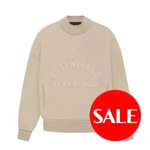 MUST IT_ 피오갓 에센셜 더 블랙 컬렉션 크루넥 맨투맨 베이지