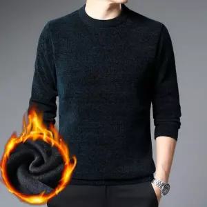 [모로엠]라운드넥 간절기 편안한 니트 스웨터 ON-KN-QWEE8E1B