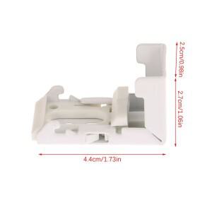 로마 블라인드용  4개 22MM 천장 및 벽 브래킷 상단 레일 장착 액세서리