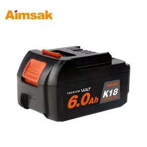 아임삭 B60L18D 리튬이온배터리 18V 6.0AH 과충전 방지 밧데리