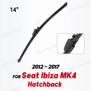 와이퍼 14 시트 용 후방 블레이드 Ibiza Hatchback 2012 MK4 페이스 리프트 앞 유리 윈드 스크린 뒷 창