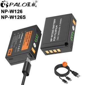 PALO USB NP-W126S 배터리 후지필름 후지 X100F X-PRO1 X-A1 T2 T10