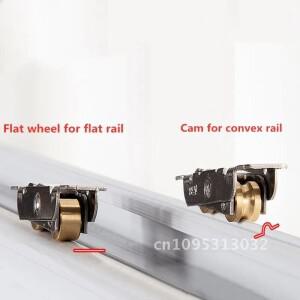 10피스 무거운 문 바퀴 롤러 슬라이딩 음소거 스테인레스 문 철강 가구 베어링 하드웨어 창