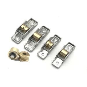 10피스 슬라이딩 창 바퀴 롤러 무거운 음소거 스테인레스 문 철강 베어링 하드웨어 가구