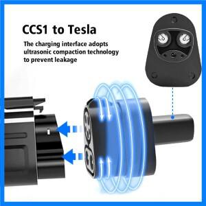 2026 CCS1 to NACS 테슬라 EV 충전기 어댑터 250A 1000V 전기차 DC 충전소 ccs1 테슬라 변환기 dc 콤보 1