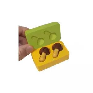 버섯모양 무선이어폰 귀여운 초코송이이어폰 블루투스귀마개 학생용 겨울