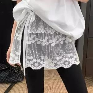 bns 발레코어룩 안개꽃시스루랩스커트 레이어드룩 레이스