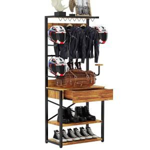 KITYSKY 모터사이클 기어 보관 랙, 대형 서랍이 있는 72