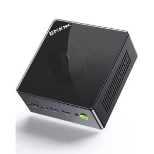 Ktec 게이밍 미니 PC AMD Ryzen 7 8845HS ( 5.1GHz) 32GB DDR5 512GB PCIe 4.0 SSD 듀얼 인텔 i226V NIC / Oculink 포트 /USB C 4 2 HD 2.1 DP2.1 Radeon 780M