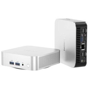 GEEKOM A5 미니 PC AMD Ryzen 5 7430U(6C / 12T 최대 4.3GHz) 16GB DDR4 RAM 512GB PCIe 4.0 SSD 라데온 그래픽스 Win11 데스크톱 컴퓨터 USB4 8K UHD Wi Fi 6