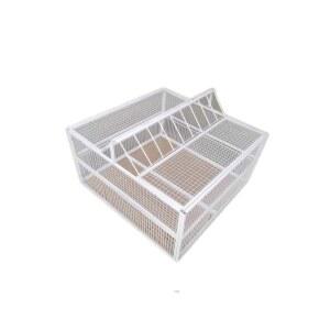 비둘기 트랩 케이지 프레임 조류 새덫 사냥 60x60x50 까마귀 새 까치 튜브 화이트 사각