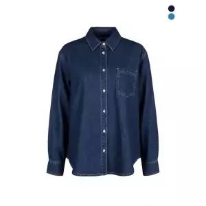 케네스콜 여성 데님 셔켓 EKTFCSA510M