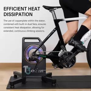자전거롤러 실내 트레이너 CYCPLUS 스마트 바이크 훈련 홈 자전거 롤러 BLE ANT 다이렉트 드라이브 파워 운