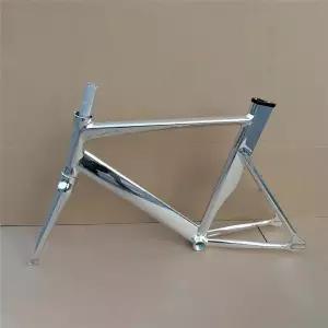 자전거프레임 Fixie 자전거 프레임 BMX 알루미늄 합금 프레임셋 트랙 단일 속도 더블 V 브레이크 사이클링