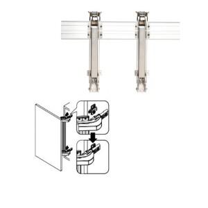 캐비닛 시스템 버스 도어 측면 힌지 옷장 숨겨진 접이식 레일 무소음 슬라이드 개폐
