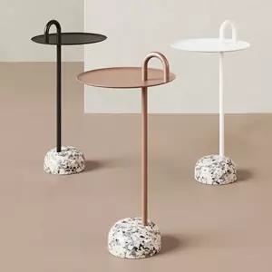 원형티테이블 사이드 소파 엔틱 탁자 카페