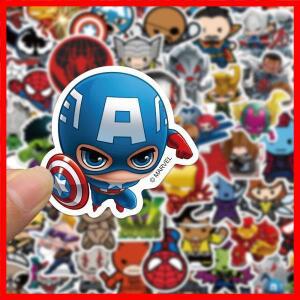 50PCS Marvel 어벤저 스 애니메이션 만화 스티커 DIY 오토바이 헬멧 스케이트 보드 노트북 자전거 자동차