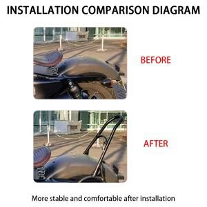 할리 포티 에이트 XL1200X 스포스터 883 슈퍼 로우 XL883L 2004 - 2016 블랙 모터사이클 숏 패신저 시시바