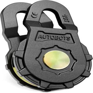 윈치 회수용 오토봇 스내치 블록(22046LBS 작업 하중 제한) 트럭용 헤비 듀티 단조 강철 블록 풀리 UTV ATV