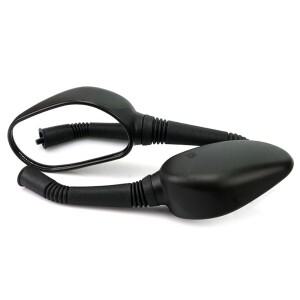 바이크 오토바이 백미러 사이드 8MM 나사 검정색 플라스틱 회전 가능 야마하 ZY125 ZY CYGNUS Z 부품