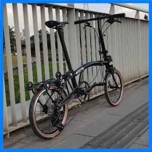 업그레이드 경량 카본 파이버 접이식 자전거 7단 16인치 C 브레이크 야외 MTB 자전거 성인용 휴대용 삼단