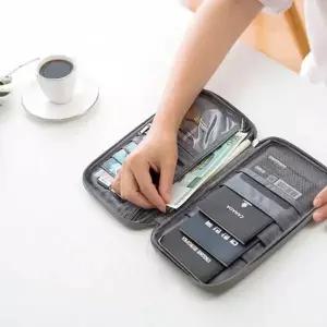 여권지갑 여행용 방수 다용도 티켓 동전 보관 포켓 케이스