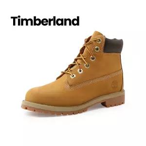 팀버랜드 주니어 프리미엄 6인치 워터프루프 부츠 위트 누벅 와이드 (TB112909