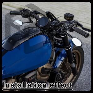 할리 스포스터 S 1250 나이트스터 975 바이크 오토바이 백미러 사이드 CNC 알루미늄 합금 악세사리